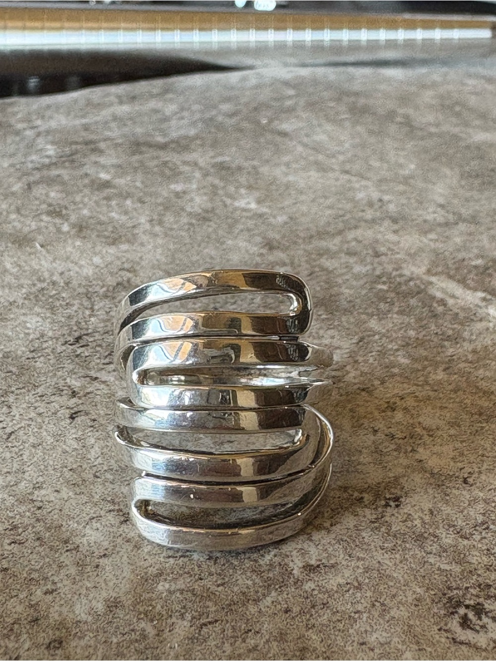 Silpada Sterling Silver Maze Ring, size 8